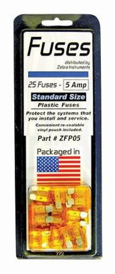 5 Amp Plastic Fuses ZFP05