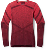 Women's Intraknit Thermal Merino Base Layer Pattern Crew - Womens-Intraknit-Thermal-Merino-Base-Layer-Pattern-Crew-Black-CherryScarlet-M-V1-Long-Sleeve-TShirt-Jan13.png