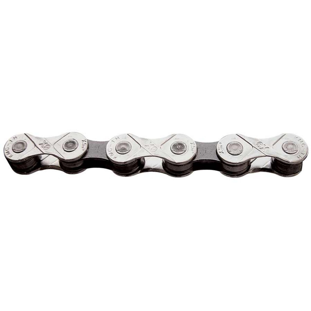 X9 9-Speed Chain - KMC-X9--NPGY-Chain-9sp-116-links-Silver_Variant-1_The-BikeShop_2024-07-12T01:18:29.804Z.jpeg