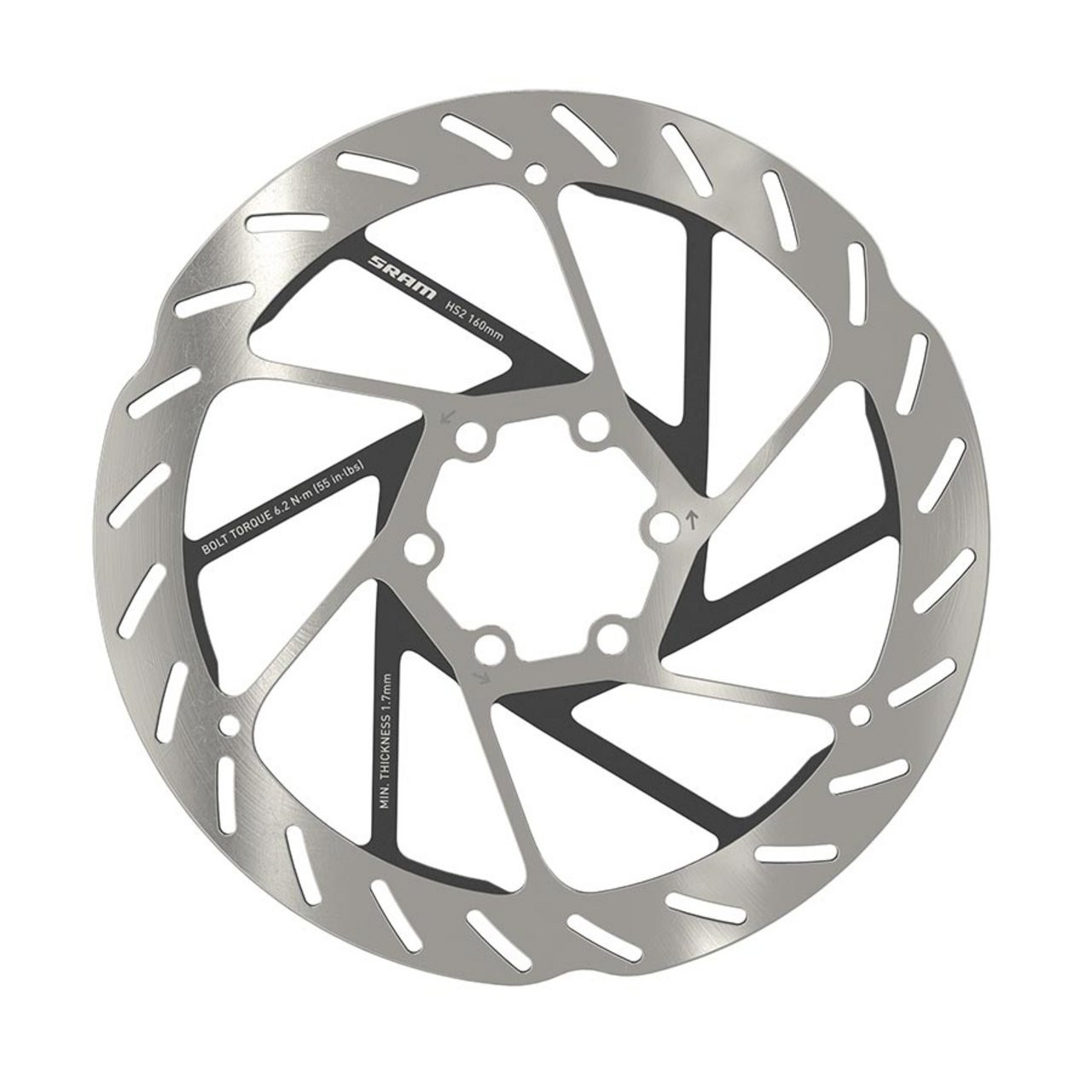 HS2 6-bolt Brake Rotor - SRAM-HS2-6bolt-160mm-ISO-6B_Variant-1_The-BikeShop_2024-07-11T23:59:37.685Z.jpeg