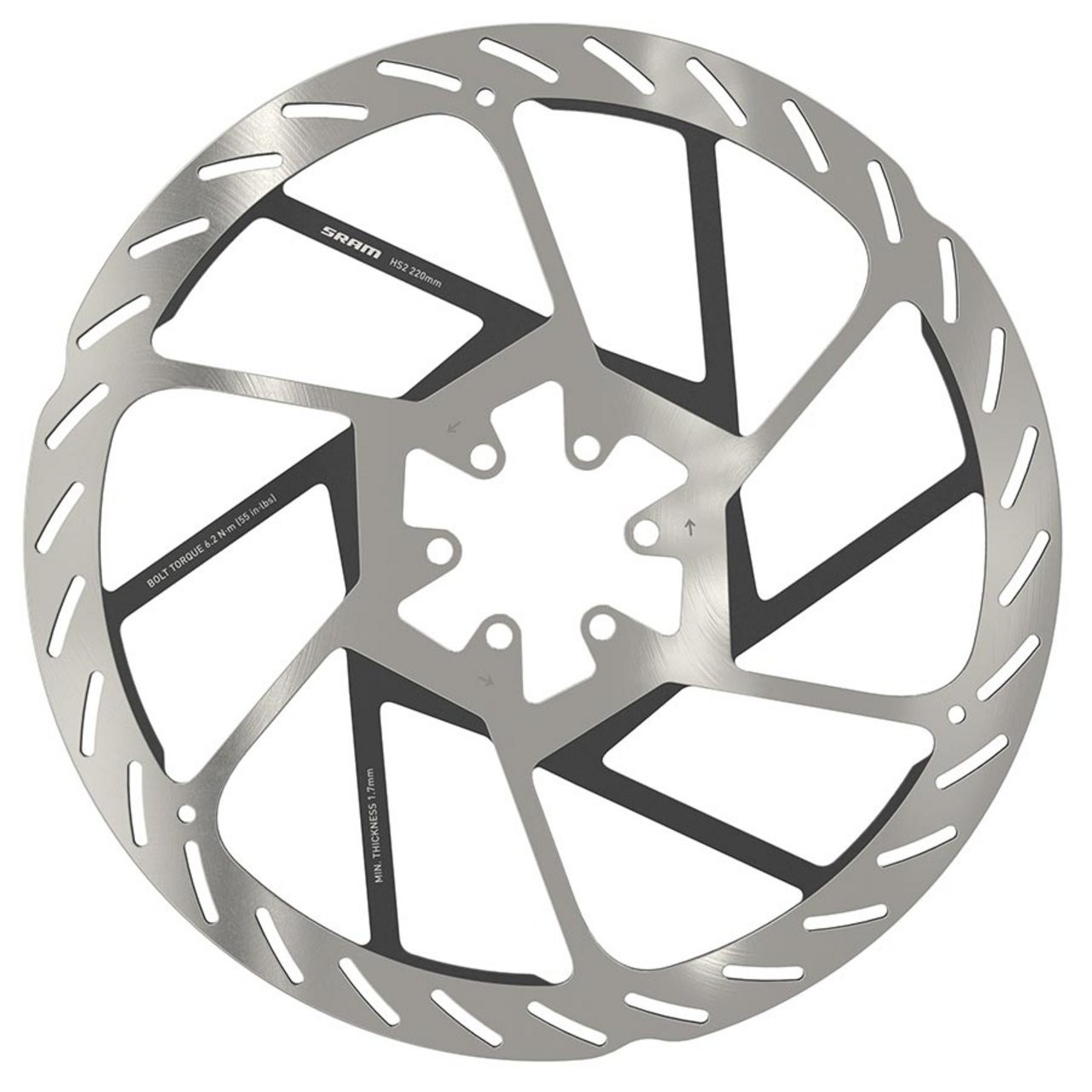 HS2 6-bolt Brake Rotor - SRAM-HS2-6bolt-220mm-ISO-6B_Variant-1_The-BikeShop_2024-07-11T23:59:37.802Z.jpeg