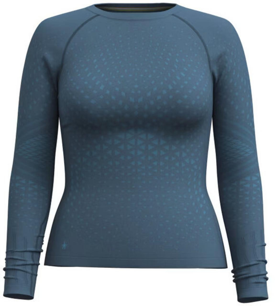 Women's Intraknit Active Base Layer Long Sleeve - Womens-Intraknit-Active-Base-Layer-Crew-L-Blue-V1-Long-Sleeve-TShirt-Jan13.jpeg