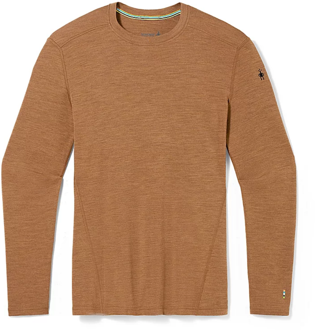 Men's Classic Thermal Merino Base Layer Crew Boxed - Mens-Classic-Thermal-Merino-Base-Layer-Crew-Boxed-Fox-Brown-Heather-L-V1-Long-Sleeve-Crew-Jan13.png