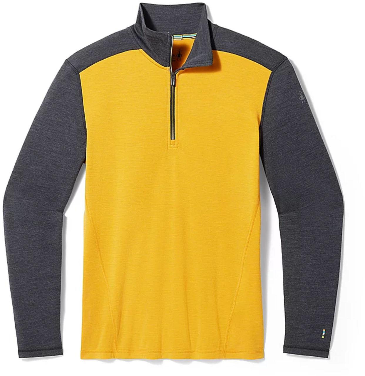 Men's Classic Thermal Merino Base Layer 1/4 Zip Boxed - Mens-Classic-Thermal-Merino-Base-Layer-14-Zip-Boxed-Honey-Gold-L-V1-14-Zip--Jan13.png
