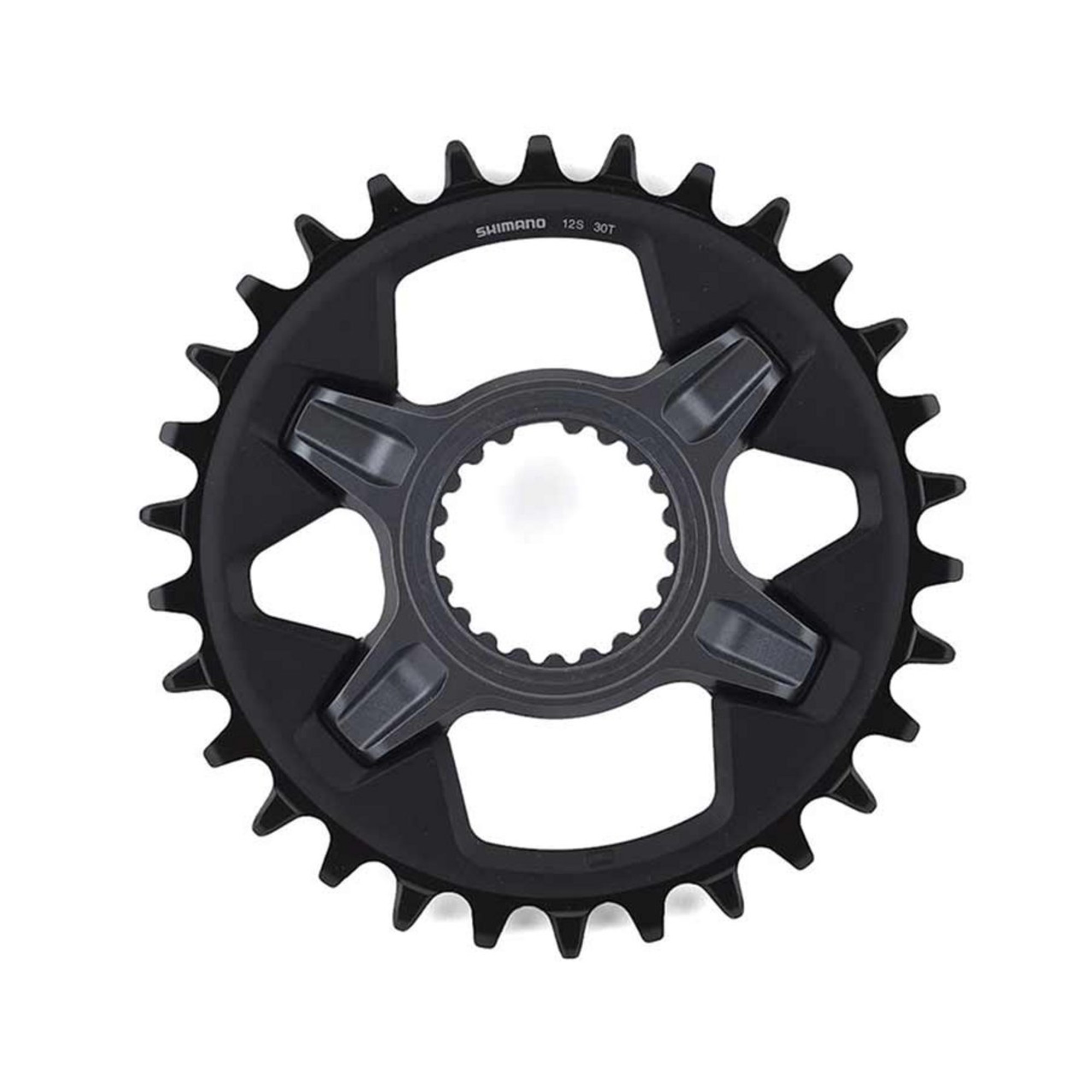 SLX SM-CRM75 Chainring - Shimano-SLX-SMCRM75-Chainring-Teeth-30-Speed-12-BCD-Direct-Mount-AluminumCompositeSteel-Grey-V1-The-BikeShop-Aug20.jpeg