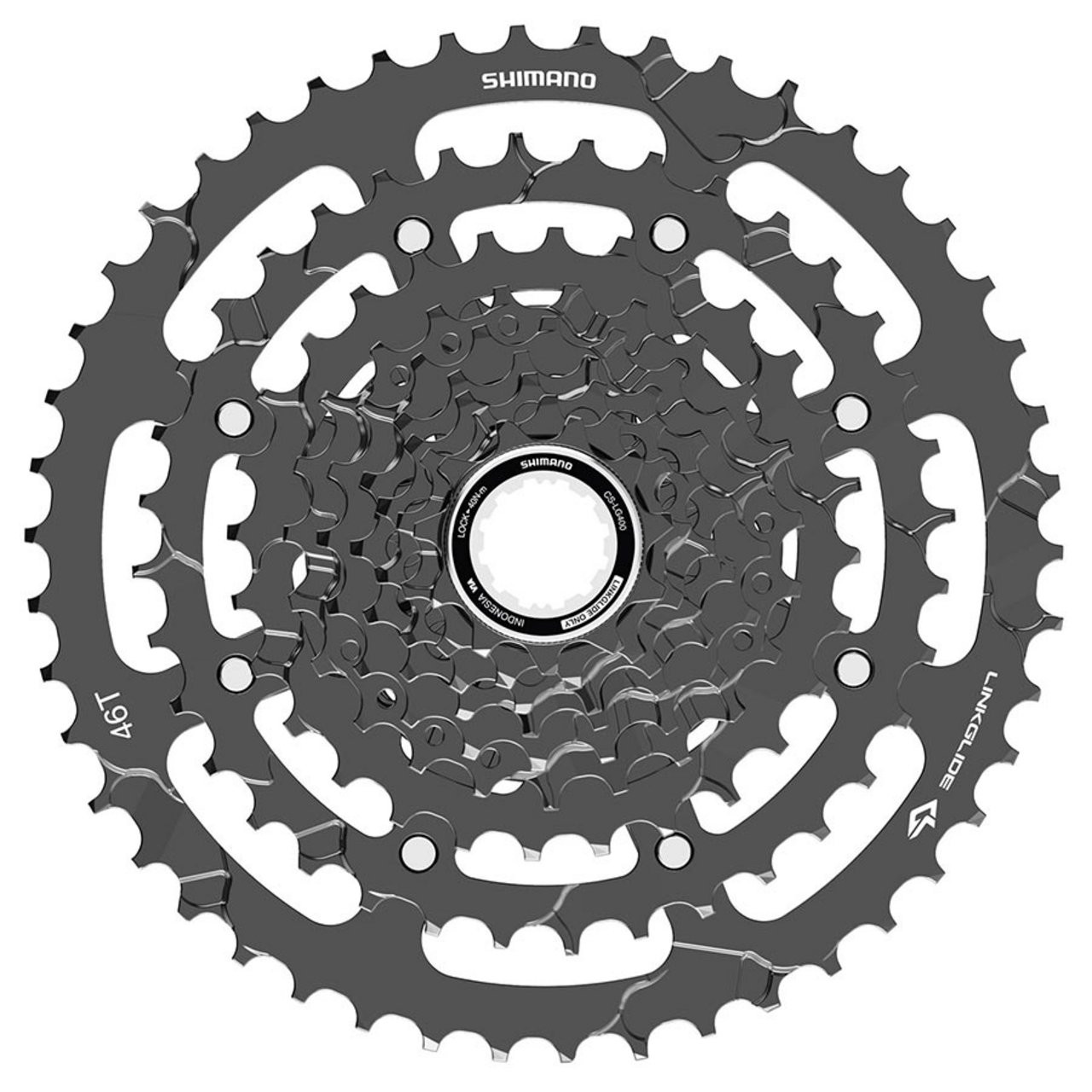 LinkGlide CS-LG400-9 Cassette - Shimano-CSLG4009-Cassette-Speed-9-1146T-ECSLG4009146-V1-Cassettes-Nov01.jpeg