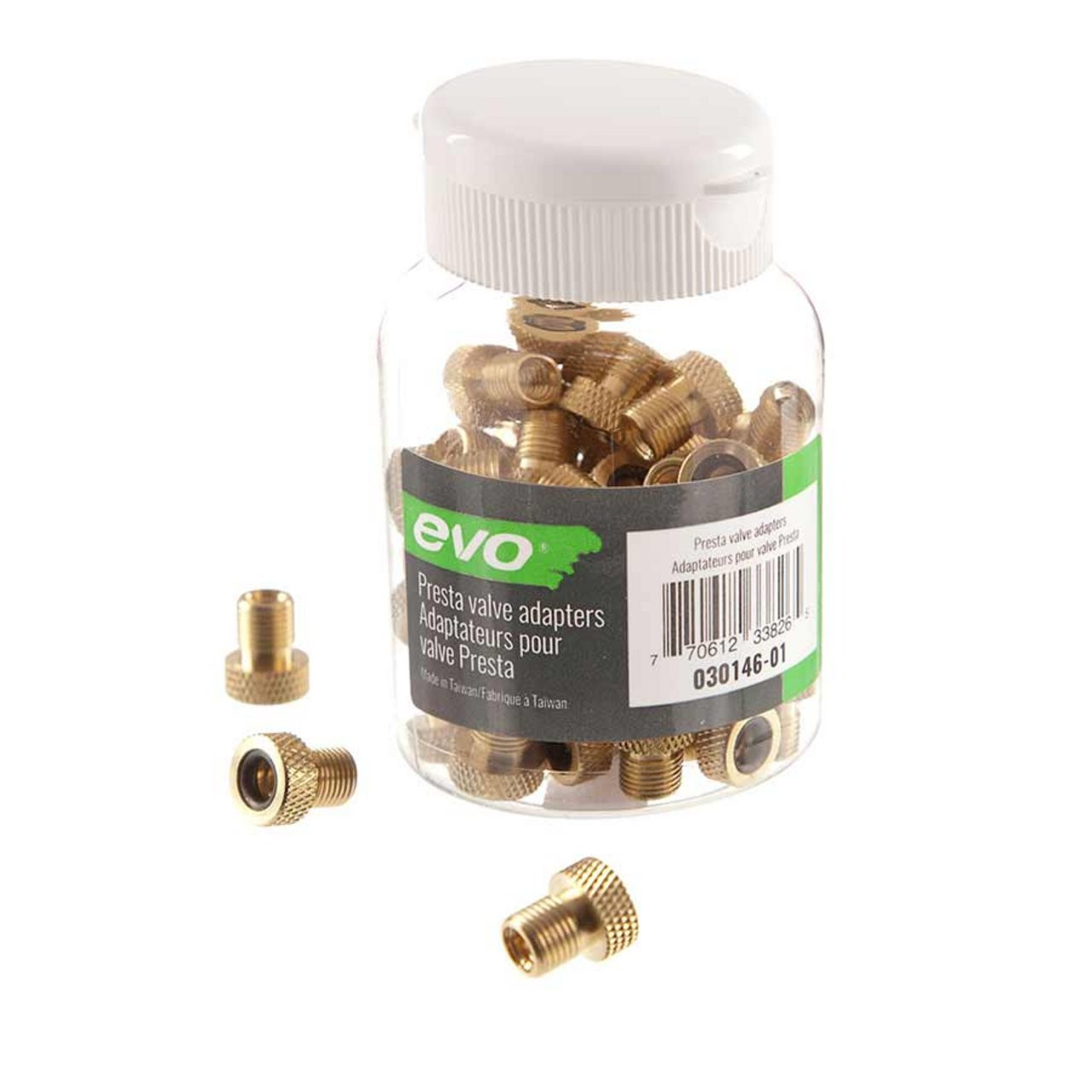 Presta Valve Adaptors - EVO-Presta-valve-adapter-Bottle-of-50_Variant-1_The-BikeShop_2024-07-11T23:43:01.800Z.jpeg