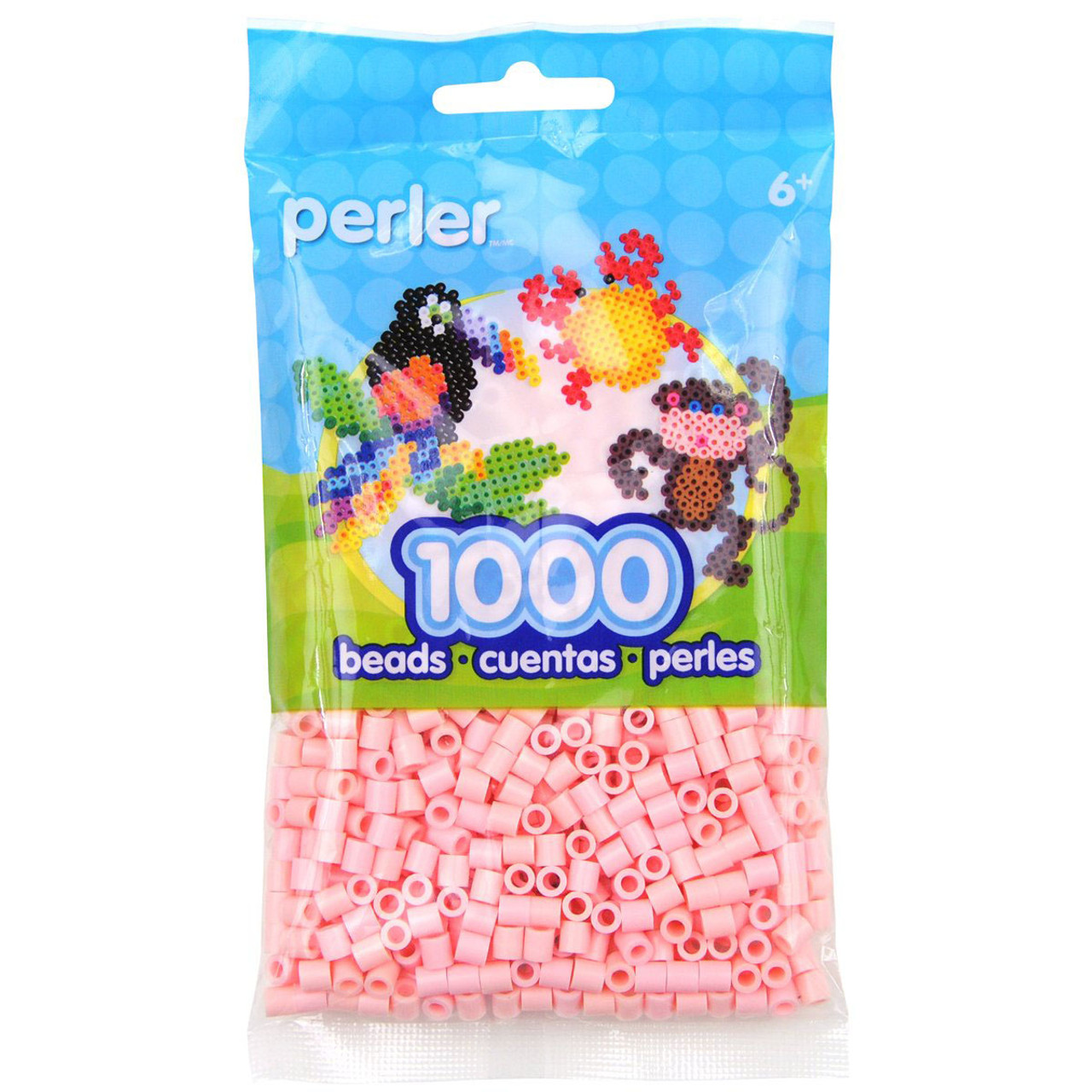 Perler Cap Beads 750/Pkg Red