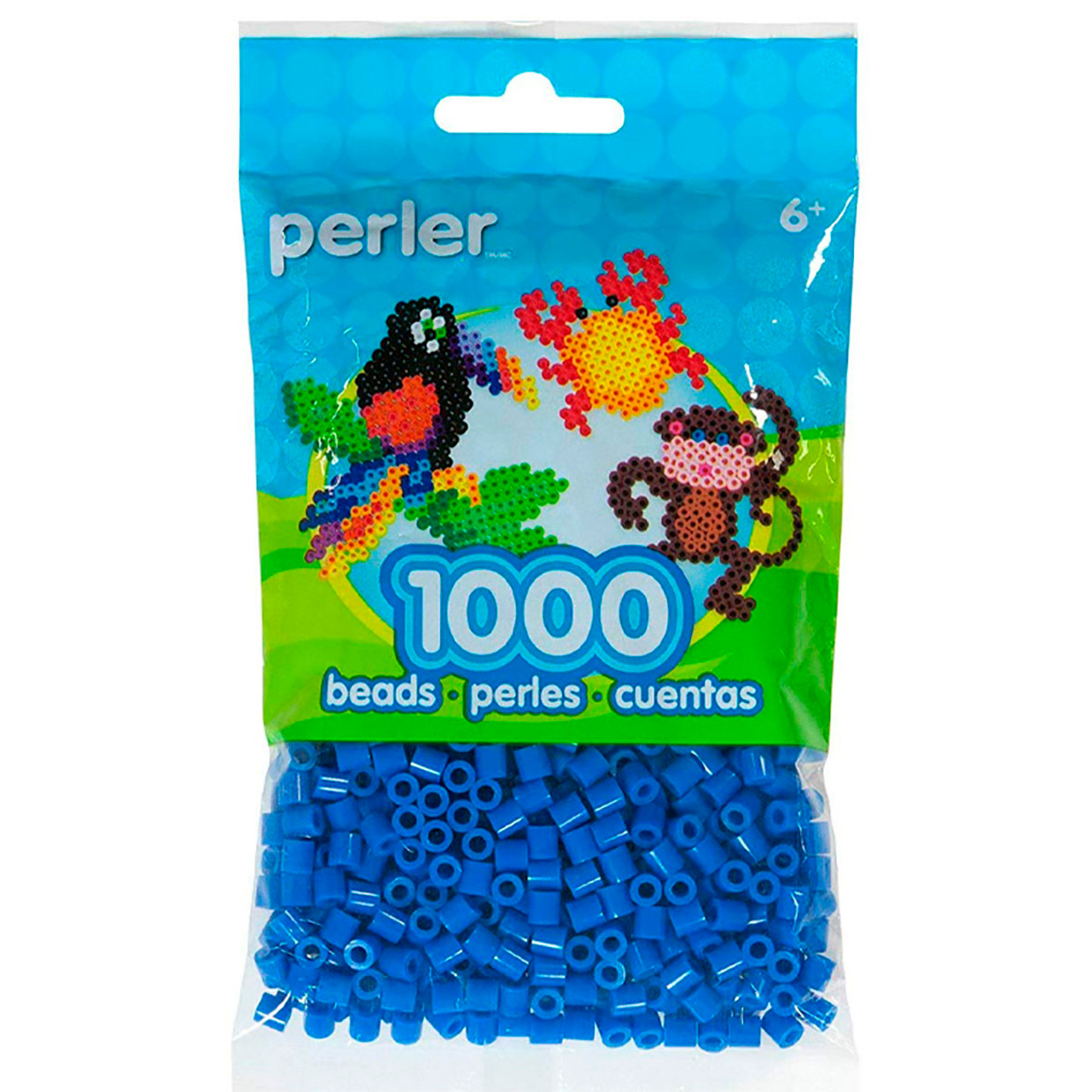 Perler Cap Beads 750/Pkg Red
