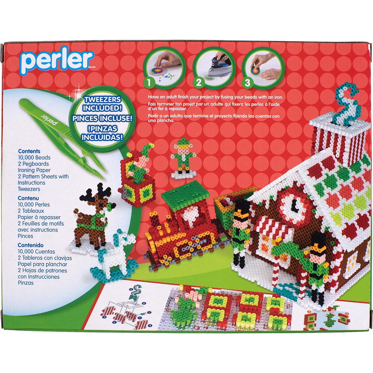 Perler Fused Bead Kit-3D Ice Palace Gingerbread