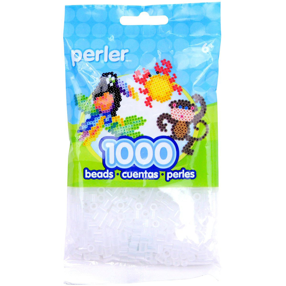BRACCIALE FATTO A MANO CON PERLINE BLU E TRASPARENTI - Gioielli - B