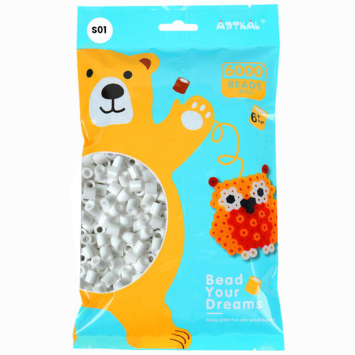Artkal S001 White Fuse Beads (6000 pcs)