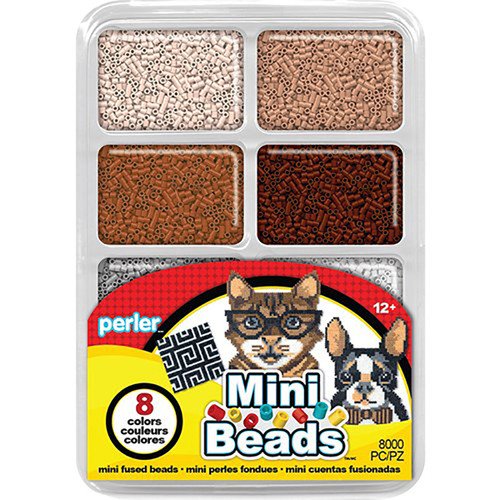 Perler Mini Bead Tray Neutral Colors - 8000