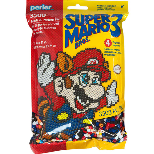 Perler Super Mario Bros Pattern Bag