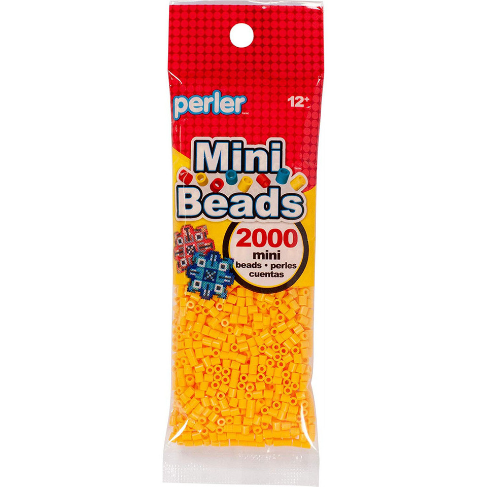Perler MPB80-14-88 Mini Beads - Butterscotch, 2000 per Pack
