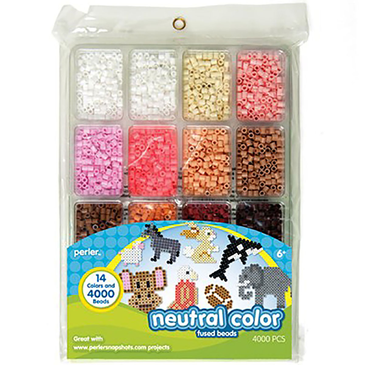 Perler Neutral Colors Bead Tray