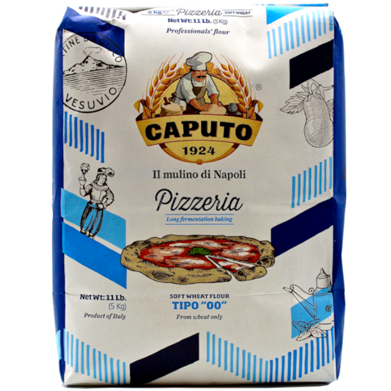 Caputo Blue Pizza Flour 00 - 11 lb. - Sam's Italian Deli & Market