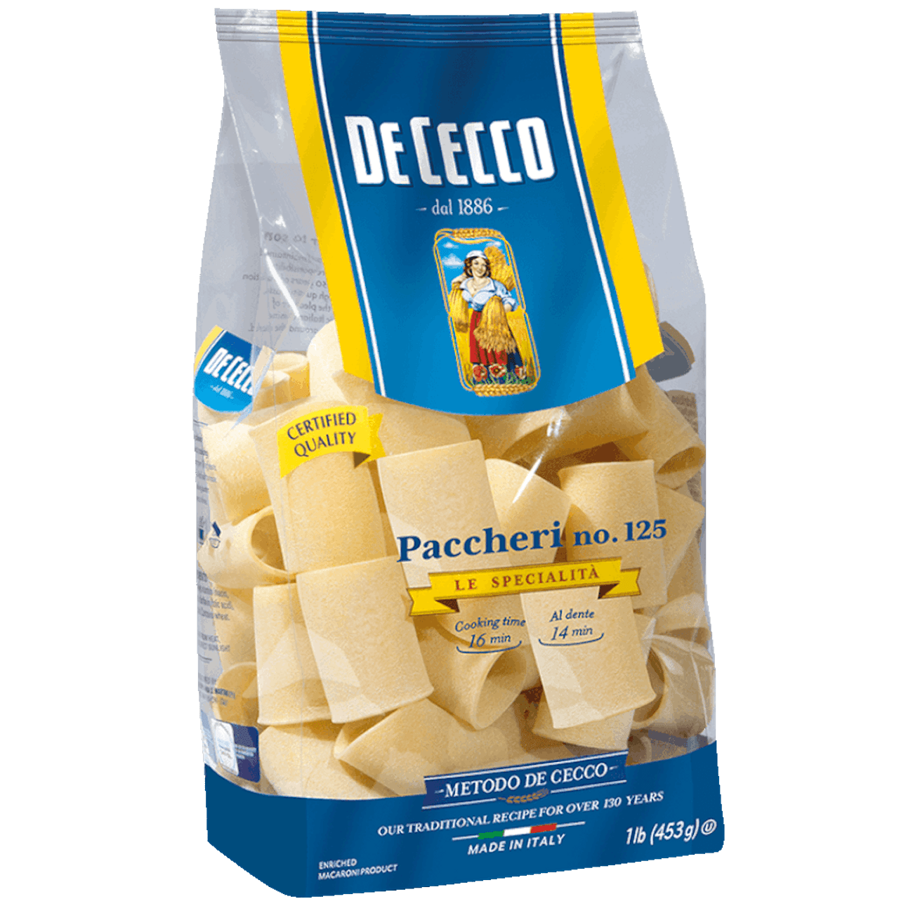 DeCecco Paccheri #125 - 16 oz.