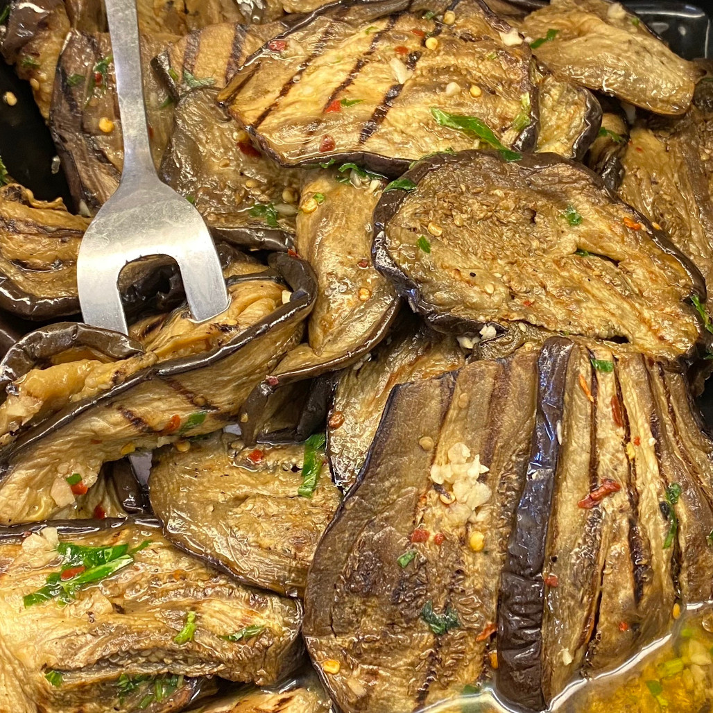 Cento Marinated Eggplant Strips 12 oz.