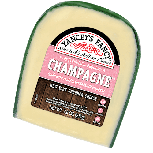 Champagne cheddar cheese