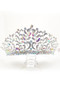 Tiara: Silver and AB Rhinestone Crown