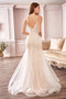 Marilyn Off-White Hourglass Shaped Beaded Mermaid Tulle Brides Dress