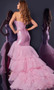 Charla Belle Strapless Long Tulle Mermaid Dress