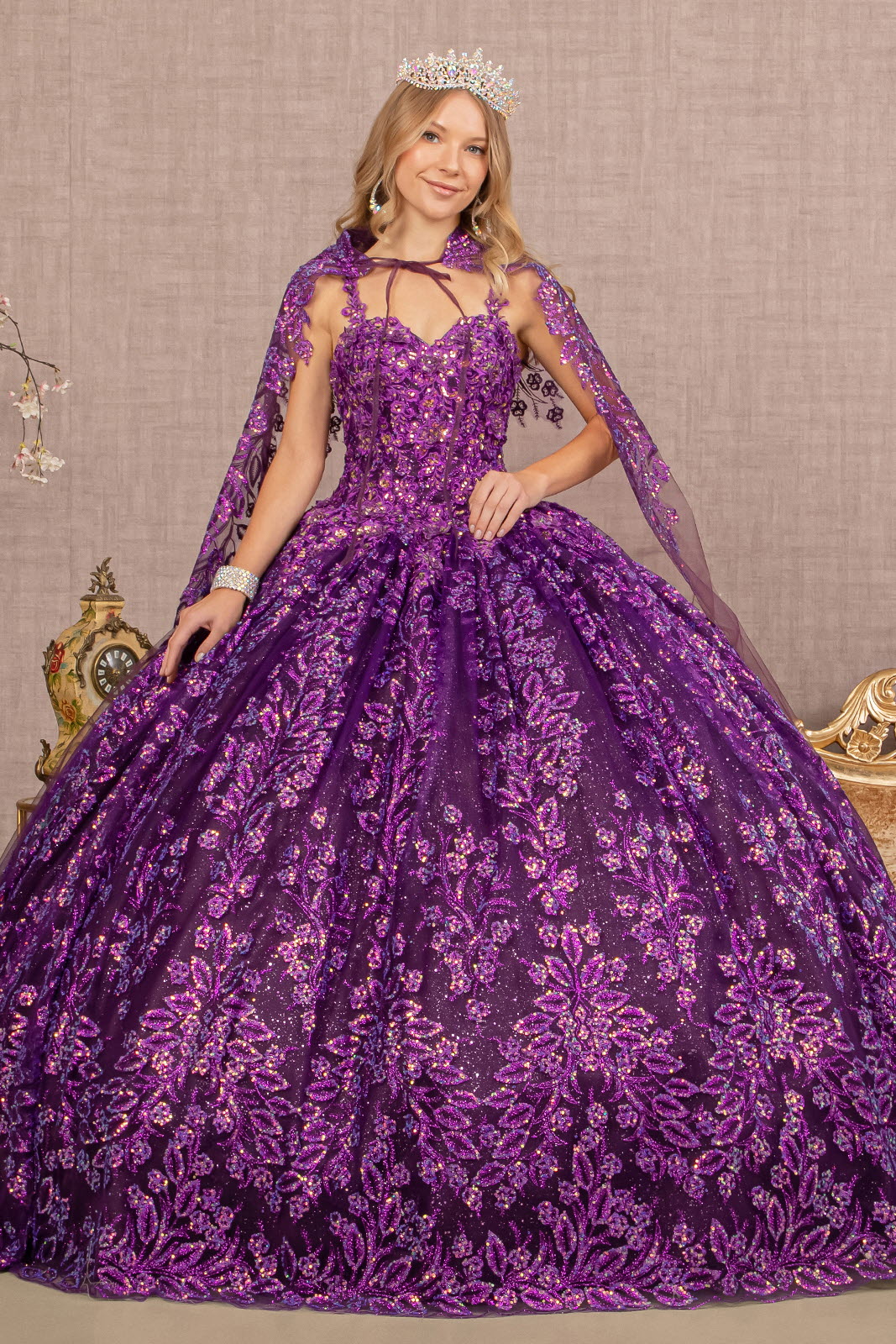 Bella Glitter Gown - Violet | Fashion Nova, Dresses | Fashion Nova