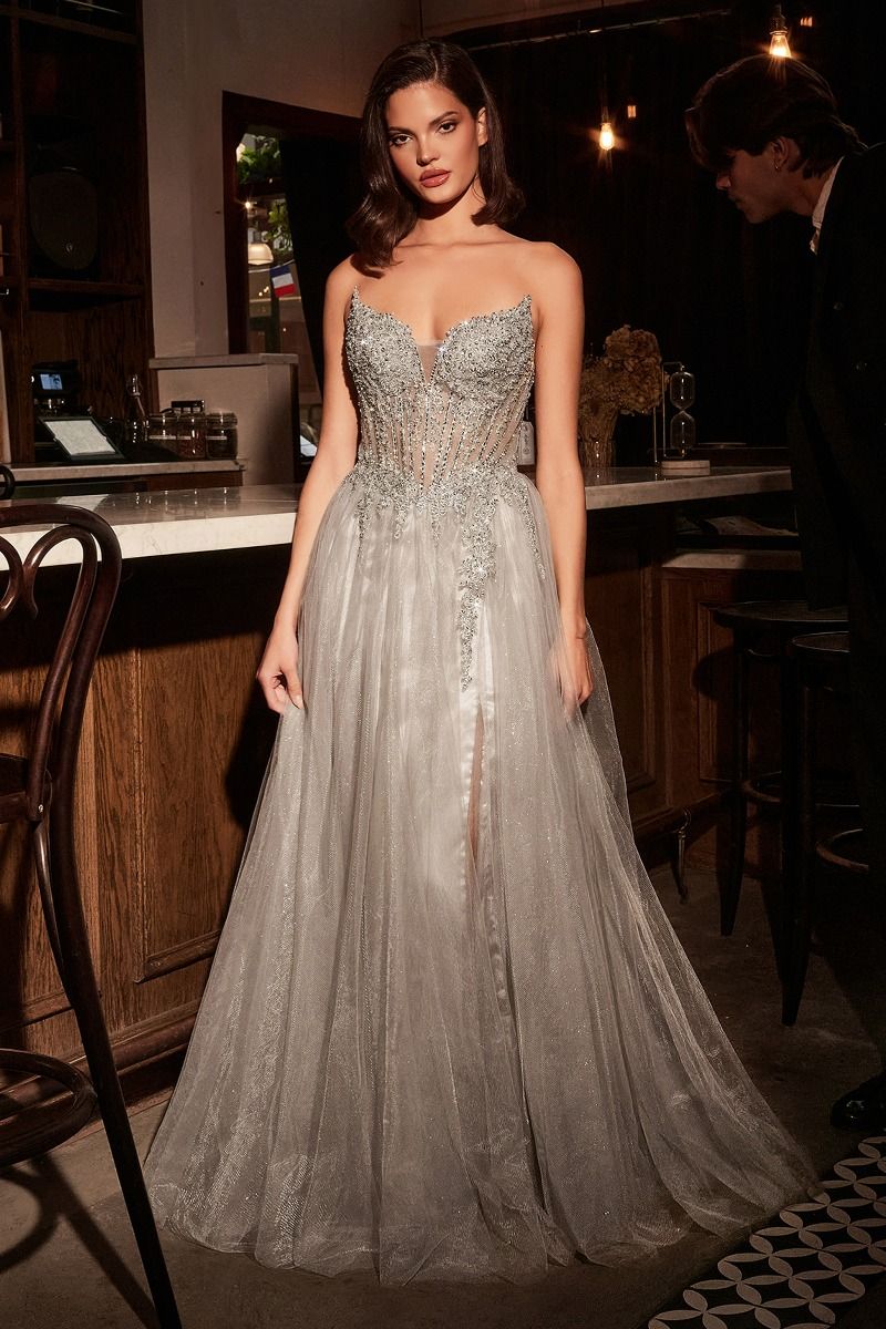 Ella The Enchanted A-line Beaded Tulle Gown Ella The Enchanted A-line Beaded Tulle Gown