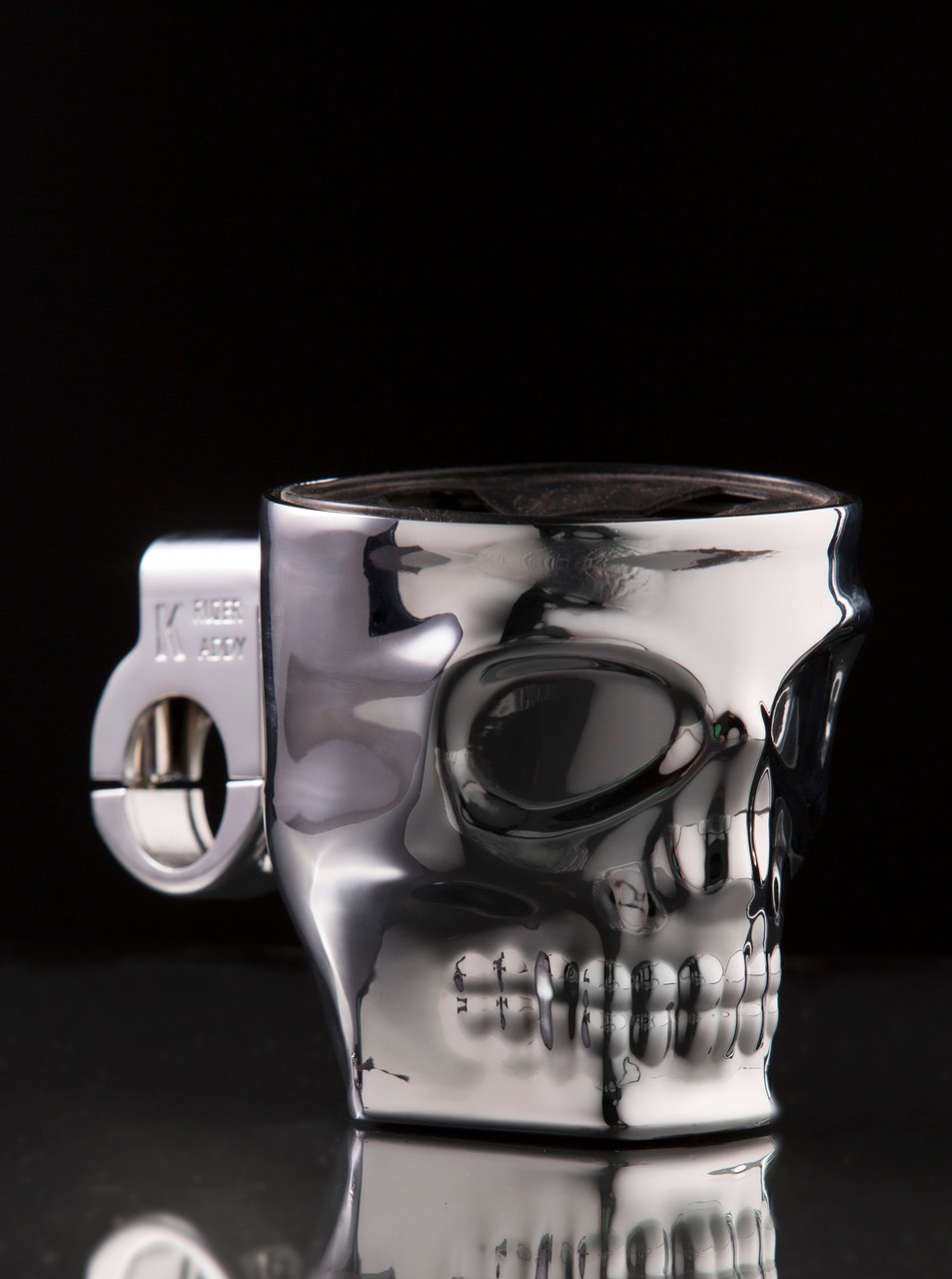 The Skull Kustom Kaddy Chrome Perch Mount