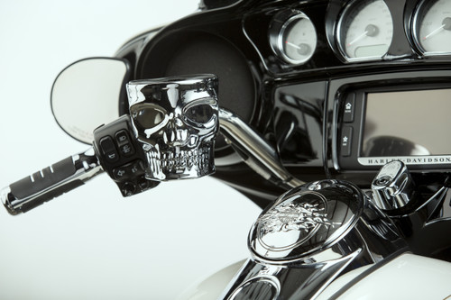 The Skull Kustom Kaddy Chrome Perch Mount