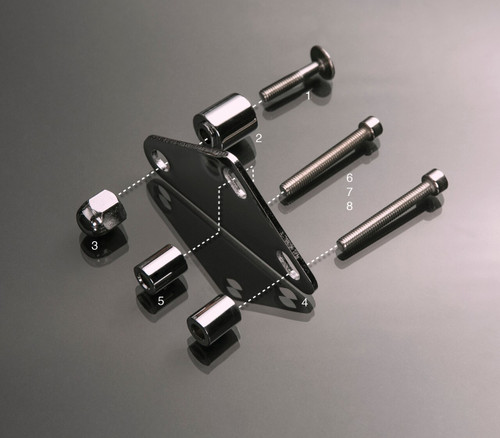 Kustom Kaddy Gloss Black  Perch Mount