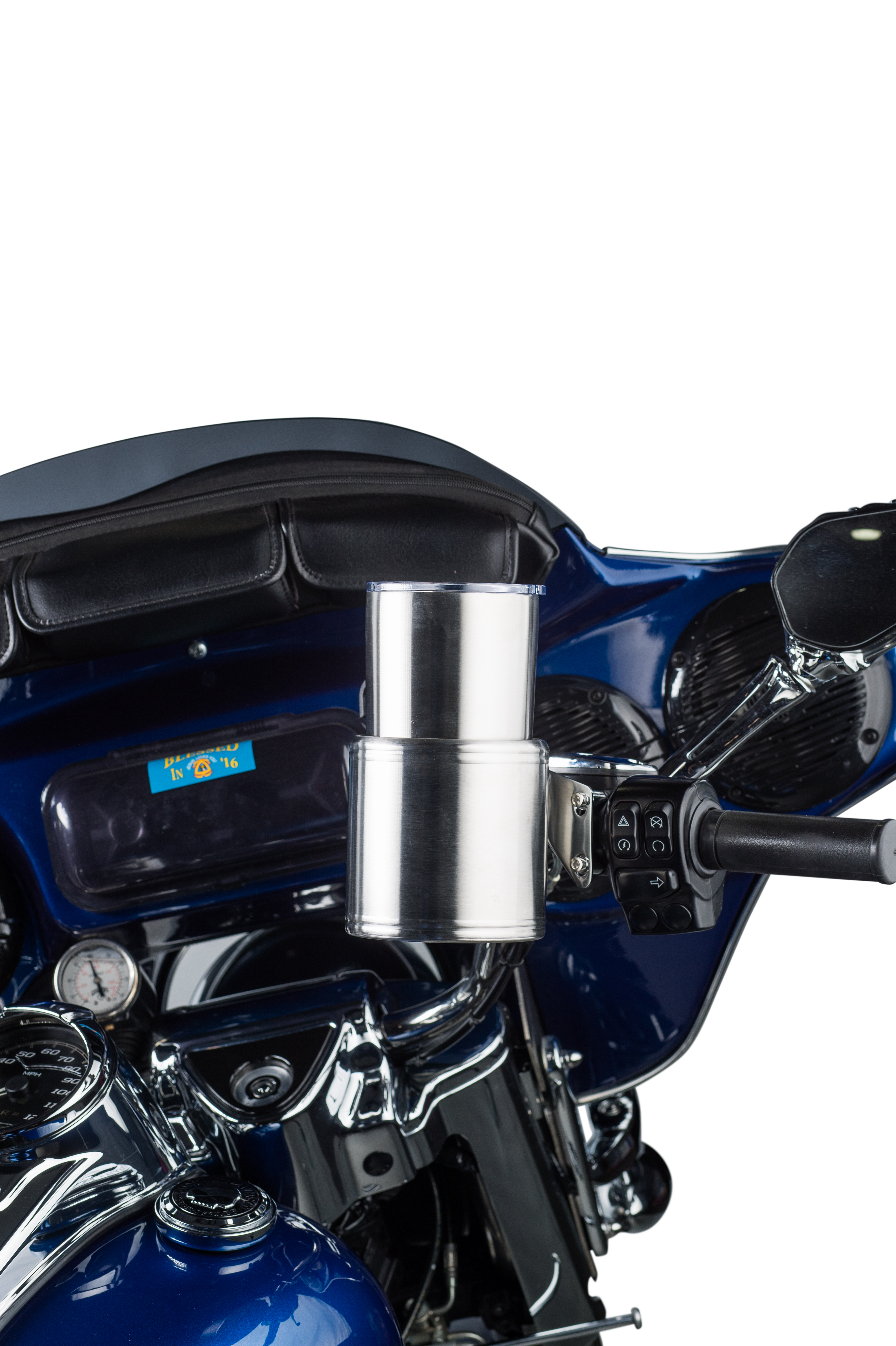 Kruzer Kaddy Black Leather Wrap Perch Mount Drink Holder - 600 Harley  Motorcycle Goldwing - Dennis Kirk