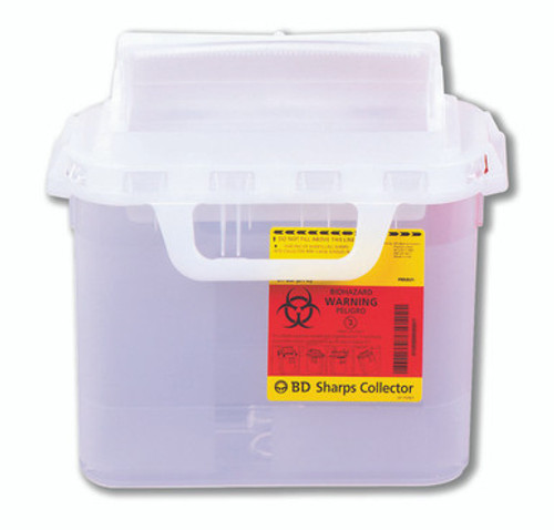 BD™ Sharps Container, 5.4 Quart, 11-7/10 x 16-3/5 x 4-1/2 Inch