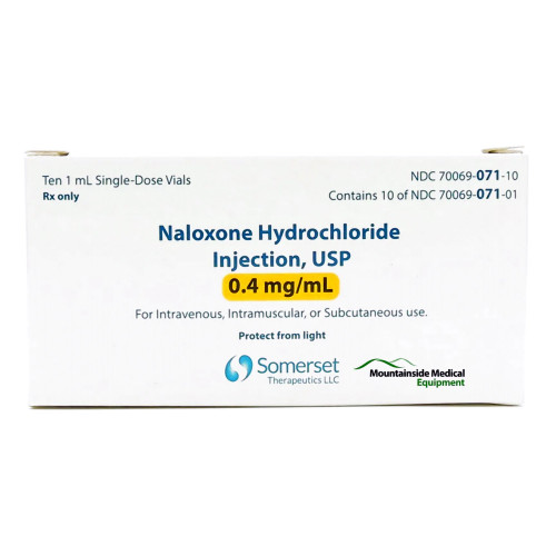 Naloxone HCl, Preservative Free 0.4 mg / mL Injection Single-Dose Vial 1 mL