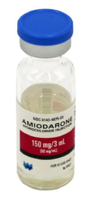 Amiodarone HCl 50 mg mL Injection Single-Dose Vial 3 mL