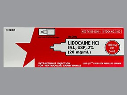 Lidocaine HCl, Preservative Free 2%, 20 mg / mL Injection Prefilled Syringe 5 mL