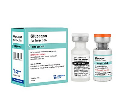 Glucagon HCl, Preservative Free 1 mg Injection Single-Dose Vial 3 mL