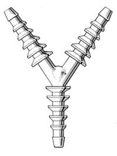 Tubing Connector, 6 in 1 Y -Type