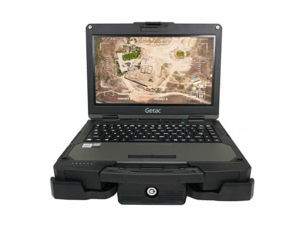 DS-GTC-1211-3 Docking Station For Getac B360, B360X, B360 Pro, & B360X Pro Laptops With Triple Pass-Thru Antenna Connections
