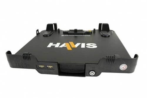 Havis DS-PAN-1114-2 Vehicle Dock for Panasonic TOUGHBOOK 33 & 34 2-In-1 Laptop with Standard Port Replication & Dual Pass-Through Antenna Connections
