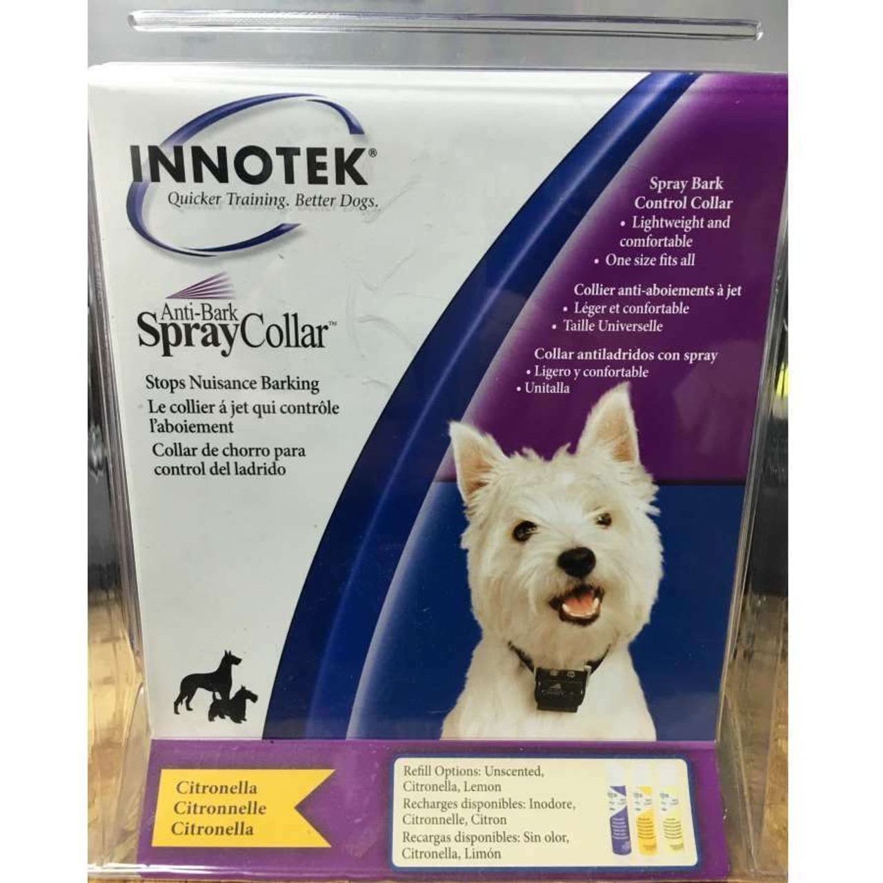 Innotek anti bark sales spray collar