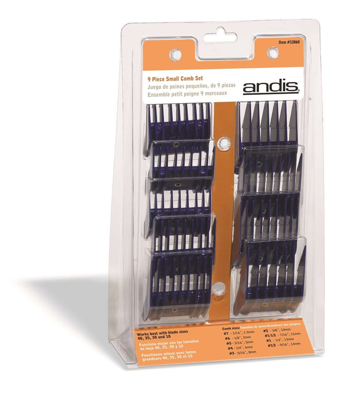 Andis pet clipper sales comb set