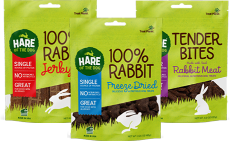 Rabbit Ear dog treats - Perfect for dogs with allergies.