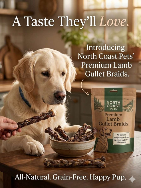 Lamb Gullet Twisties - 8oz Pack