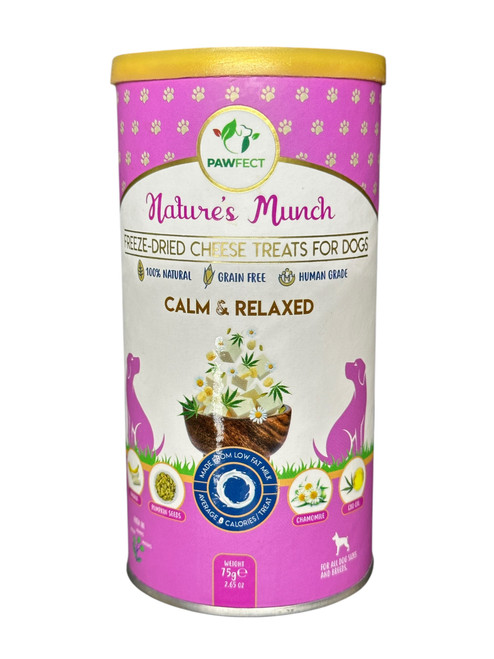 Freeze Dried calming dog treats - cheese