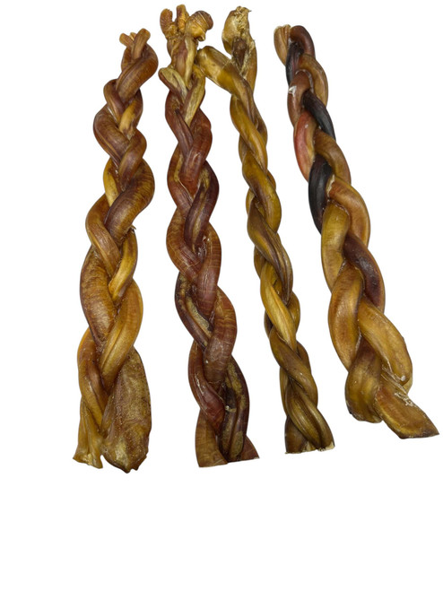 12" Braided Beef Bully Sticks Jumbo