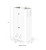 Eccotemp L10 Portable Water Heater Side View With Dimensions