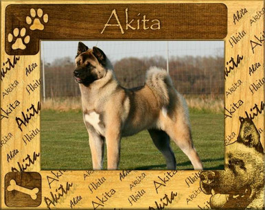 Personalized frame Akita