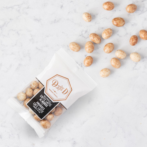 Dabble & Drizzle Caffe Latte Almonds (120g) Gift Basket (LAM-120g-CAFFE LATTE)